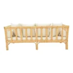 Καναπές Alessa φυσικό rattan-λευκό ύφασμα με μαξιλάρια 200x100x76εκ - Image 6