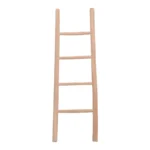 Σκάλα Morjeve teak ξύλο σε φυσική απόχρωση 45x6x150εκ