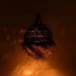 Φωτιστικό οροφής Cazin I mendong σε φυσική απόχρωση Φ80x85εκ - Image 3