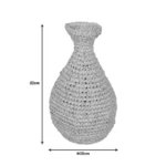 Βάζο Sannery I sisal σε φυσική απόχρωση Φ20x32εκ - Image 3