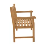 Καναπές Nat  teak ξύλο σε φυσική απόχρωση 120x57x96εκ - Image 4