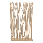 Διακοσμητικό δαπέδου Barbin teak-suar ξύλο σε φυσική απόχρωση 120x25x200εκ