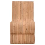 Πολυθρόνα Blore φυσικό ξύλο με μαξιλάρι 70x58x81εκ - Image 5