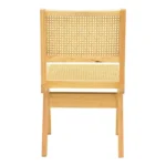 Καρέκλα Winslow rubberwood-rattan σε φυσική απόχρωση 46x58x80εκ - Image 7
