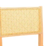 Καρέκλα Winslow rubberwood-rattan σε φυσική απόχρωση 46x58x80εκ - Image 8