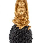 ΜΑΙΜΟΥΔΕΣ ΠΟΛΥΕΣΤΕΡΙΚΕΣ ΧΡΥΣΕΣ ΕΠΑΝΩ ΣΕ ΜΑΥΡΟ ΑΝΑΝΑ 22ΕΚ ΥΨΟΣ