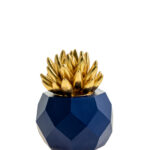 ΠΟΛΥΕΣΤΕΡΙΚΟΣ ΚΑΚΤΟΣ ΠΟΛΥΓΟΝΙΚΟΣ ΜΠΛΕ ΜΕ ΧΡΥΣΟ 11Χ9ΕΚ