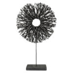 ΔΙΑΚΟΣΜΗΤΙΚΟ ΞΥΛΙΝΟ ΚΥΚΛΟΣ ΜΕ ΒΑΣΗ ΜΑΥΡΟ ΧΡΩΜΑ 50Χ90ΕΚ