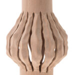 ΔΙΑΚΟΣΜΗΤΙΚΟ ΒΑΖΟ ΚΕΡΑΜΙΚΟ ΡΟΖ 15,5Χ15,5Χ25ΕΚ