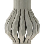 ΔΙΑΚΟΣΜΗΤΙΚΟ ΒΑΖΟ ΚΕΡΑΜΙΚΟ ΓΚΡΙ 15,5Χ15,5Χ25ΕΚ