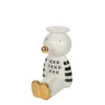 ΚΕΡΑΜΙΚΟ ΚΗΡΟΠΗΓΙΟ ΠΙΓΚΟΥΙΝΟΣ ΑΣΠΡΟΣ ΧΡΥΣΟΣ 12Χ18Χ21ΕΚ