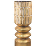 ΜΕΤΑΛΛΙΚΟ ΒΑΖΟ ΧΡΥΣΟ ΑΣΠΡΟ 13,5Χ13,5Χ40,5ΕΚ