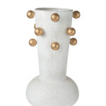 ΜΕΤΑΛΛΙΚΟ ΒΑΖΟ ΜΕ ΜΠΙΛΙΕΣ ΧΡΥΣΕΣ ΜΠΕΖ ΑΝΤΙΚΕ ΜΕ ΧΡΥΣΟ 16Χ16Χ35ΕΚ