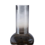 ΧΕΙΡΟΠΟΙΗΤΟ ΒΑΖΟ ΑΠΌ ΓΥΑΛΙ ΓΚΡΙ ΜΕ ΑΣΗΜΙ 20Χ20Χ35ΕΚ