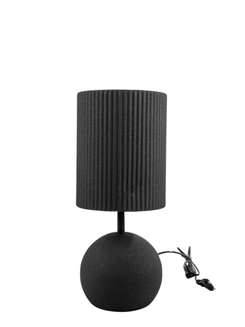 51583-2 ΜΕΤΑΛΛΙΚΗ ΛΑΜΠΑ ΜΑΥΡΗ ΕΠΙΤΡΑΠΕΖΙΑ 19Χ19Χ45ΕΚ - Image 1