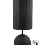 ΜΕΤΑΛΛΙΚΗ ΛΑΜΠΑ ΜΑΥΡΗ ΕΠΙΤΡΑΠΕΖΙΑ 22Χ22Χ59ΕΚ