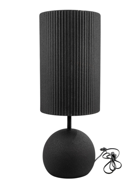 51585-2 ΜΕΤΑΛΛΙΚΗ ΛΑΜΠΑ ΜΑΥΡΗ ΕΠΙΤΡΑΠΕΖΙΑ 22Χ22Χ59ΕΚ - Image 1