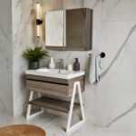 ΕΠΙΠΛΟ ΜΠΑΝΙΟΥ 5194-OLTRE 80 cm ΣΕ ΑΝΟΙΧΤΗ ΑΠΟΧΡΩΣΗ ΞΥΛΟΥ ΜΕ ΡΑΦΙ