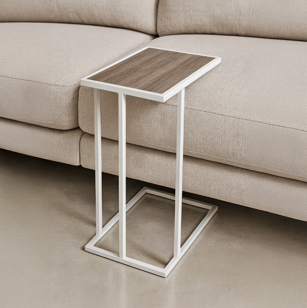 5194 white Normal Decor ΒΟΗΘΗΤΙΚΟ ΤΡΑΠΕΖΑΚΙ ELEGANZA1-5194 ΣΕ ΑΝΟΙΧΤΗ ΑΠΟΧΡΩΣΗ ΞΥΛΟΥ - Image 1