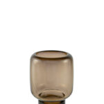 ΧΕΙΡΟΠΟΙΗΤΟ ΒΑΖΟ ΑΠΌ ΦΥΣΙΤΟ ΓΥΑΛΙ ΚΑΦΕ 15,5Χ15,5Χ19,5ΕΚ