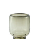 ΧΕΙΡΟΠΟΙΗΤΟ ΒΑΖΟ ΑΠΟ ΦΥΣΙΤΟ ΓΥΑΛΙ ΓΚΡΙ 19Χ19Χ25,5ΕΚ