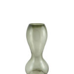 ΧΕΙΡΟΠΟΙΗΤΟ ΒΑΖΟ ΑΠΟ ΦΥΣΙΤΟ ΓΥΑΛΙ ΓΚΡΙ 15,5Χ15,5Χ19,5ΕΚ