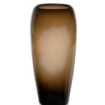 ΧΕΙΡΟΠΟΙΗΤΟ ΒΑΖΟ ΦΥΣΙΤΟ ΑΠΌ ΓΥΑΛΙ ΚΑΦΕ 15,9Χ15,9Χ38,4ΕΚ