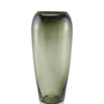 ΧΕΙΡΟΠΟΙΗΤΟ ΒΑΖΟ ΦΥΣΙΤΟ ΑΠΌ ΓΥΑΛΙ ΓΚΡΙ 14Χ14Χ33ΕΚ