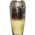 ΧΕΙΡΟΠΟΙΗΤΟ ΒΑΖΟ ΦΥΣΙΤΟ ΑΠΌ ΓΥΑΛΙ ΑΣΗΜΙ ΠΡΑΣΙΝΟ 15,9Χ15,9Χ38,4ΕΚ