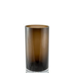 ΧΕΙΡΟΠΟΙΗΤΟ ΒΑΖΟ ΦΥΣΙΤΟ ΑΠΌ ΓΥΑΛΙ ΚΥΛΙΝΔΡΟΣ ΜΕ ΜΠΙΛΙΑ ΚΑΦΕ 12Χ12Χ25ΕΚ