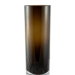 ΧΕΙΡΟΠΟΙΗΤΟ ΒΑΖΟ ΦΥΣΙΤΟ ΑΠΌ ΓΥΑΛΙ ΚΥΛΙΝΔΡΟΣ ΜΕ ΜΠΙΛΙΑ ΚΑΦΕ 12Χ12Χ35ΕΚ