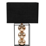 ΛΑΜΠΑ ΜΕΤΑΛΛΙΚΗ ΜΑΥΡΗ ΧΡΥΣΗ ΜΕ ΓΥΑΛΙΣΤΕΡΟΥΣ ΚΥΚΛΟΥΣ 20Χ34Χ22ΕΚ ΚΑΙ ΣΥΝΟΛΙΚΟ ΜΕΓΕΘΟΣ 55ΕΚ