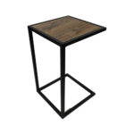 ΒΟΗΘΗΤΙΚΟ ΤΡΑΠΕΖΑΚΙ ELEGANZA2-7763 ΣΕ ΑΠΟΧΡΩΣΗ ΣΚΟΥΡΟ ΚΑΦΕ - Image 2