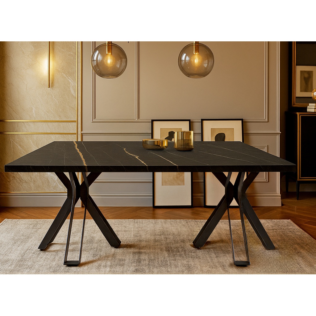 7767_1024x1024 ΤΡΑΠΕΖΑΡΙΑ CUBE ΜΕ ΕΠΙΦΑΝΕΙΑ ΜΕ ΟΨΗ ΜΑΥΡΟΥ ΜΑΡΜΑΡΟΥ - Image 1