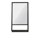 Κρεμαστός Καθρέφτης Axel 70 cm Ορθογώνιος Με Μαύρο Μεταλλικό Πλαίσιο - Image 2