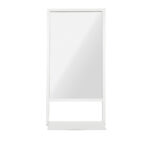 Κρεμαστός Καθρέφτης Axel 50 cm Ορθογώνιος Με Λευκό Μεταλλικό Πλαίσιο - Image 2