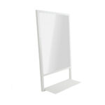 Κρεμαστός Καθρέφτης Axel 70 cm Ορθογώνιος Με Λευκό Μεταλλικό Πλαίσιο