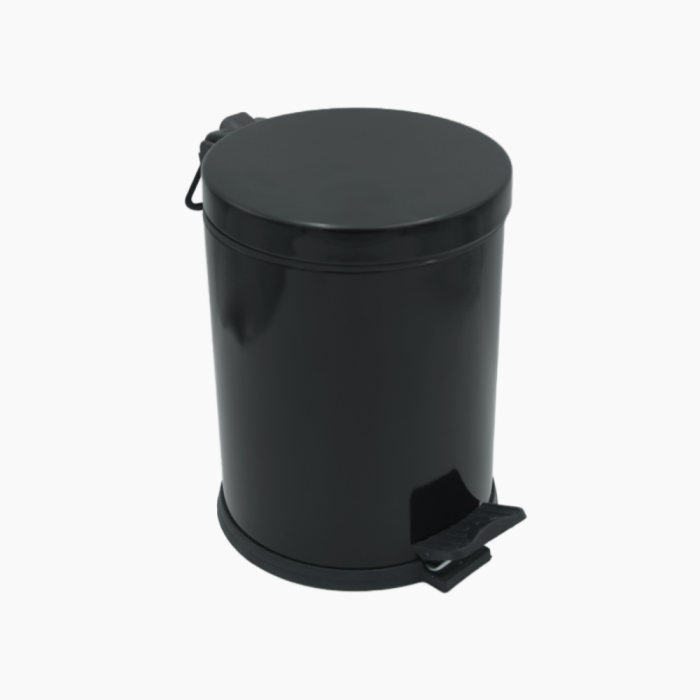 COP KOVASI SIYAH-700x700 Κάδος απορριμάτων με πεντάλ 5L Soft Close Black - Image 1