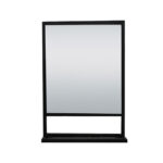 Καθρέφτης Μπάνιου Darko80 με Μαύρο Μεταλλικό Πλαίσιο & Βάση Αποθήκευσης - Image 2