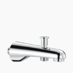 Σετ Εντοιχισμού Στρόγγυλη Διπλής Ροής με Διανομέα Ορειχάλκινο DM-2705 Χρώμιο - Image 2