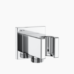 Σετ Εντοιχισμού Τετράγωνη Διπλής Ροής με Διανομέα Ορειχάλκινο DM-2732 Χρώμιο - Image 2