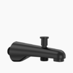 Σετ Εντοιχισμού Στρόγγυλη Διπλής Ροής με Διανομέα Ορειχάλκινο DM-2718 Μαύρο - Image 2