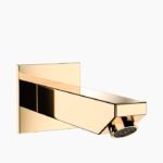 Σετ Εντοιχισμού Τετράγωνη Τριπλής Ροής με Διανομέα Ορειχάλκινο DM-2777 Χρυσό - Image 2