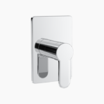 Μπαταρία Εντοιχισμού Τετράγωνη Μονής Ροής Ορειχάλκινο DM-2807 Χρώμιο