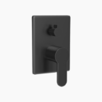 Σετ Εντοιχισμού Τετράγωνη Διπλής Ροής με Διανομέα Ορειχάλκινο DM-2743 Μαύρο - Image 6