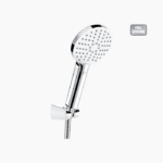 Σετ Εντοιχισμού Στρόγγυλη Διπλής Ροής με Διανομέα Ορειχάλκινο DM-2730 Χρώμιο - Image 5