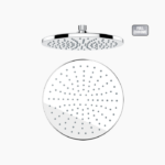 Σετ Εντοιχισμού Στρόγγυλη Διπλής Ροής με Διανομέα Ορειχάλκινο DM-2726 Χρώμιο - Image 4