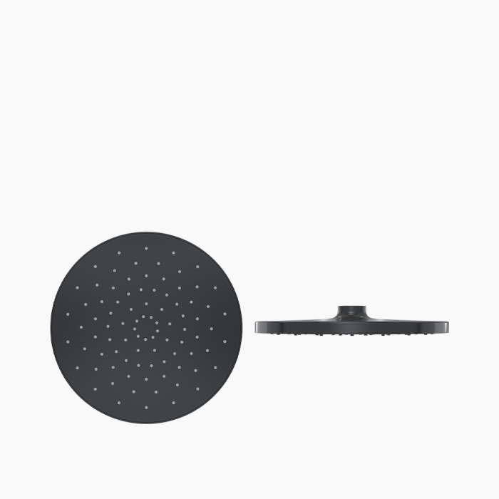 DM-4932-700x700 Κώδωνας Ντους Στρόγγυλη Φ 220 mm Duscho Black DM-4932 Μαύρο - Image 1