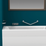 Λαβή στήριξης τοίχου ΑΜΕΑ , ανοξείδωτο inox 304 , διάμετρο Φ32 mm , μήκος 30 cm - Image 2