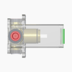 Μπαταρία Εντοιχισμού Τετράγωνη Μονής Ροής Ορειχάλκινο DM-2827 Μαύρο - Image 11